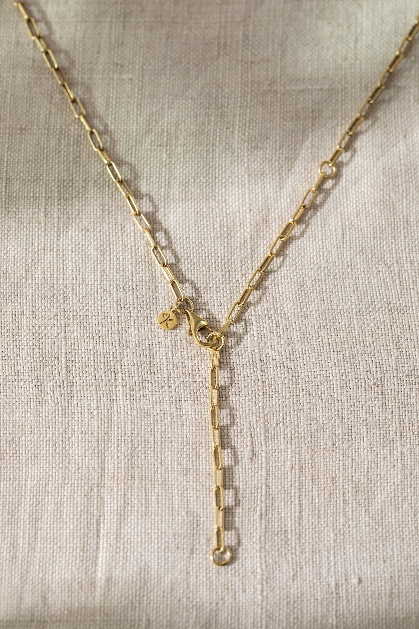 Paperclip Charm Necklace Chain