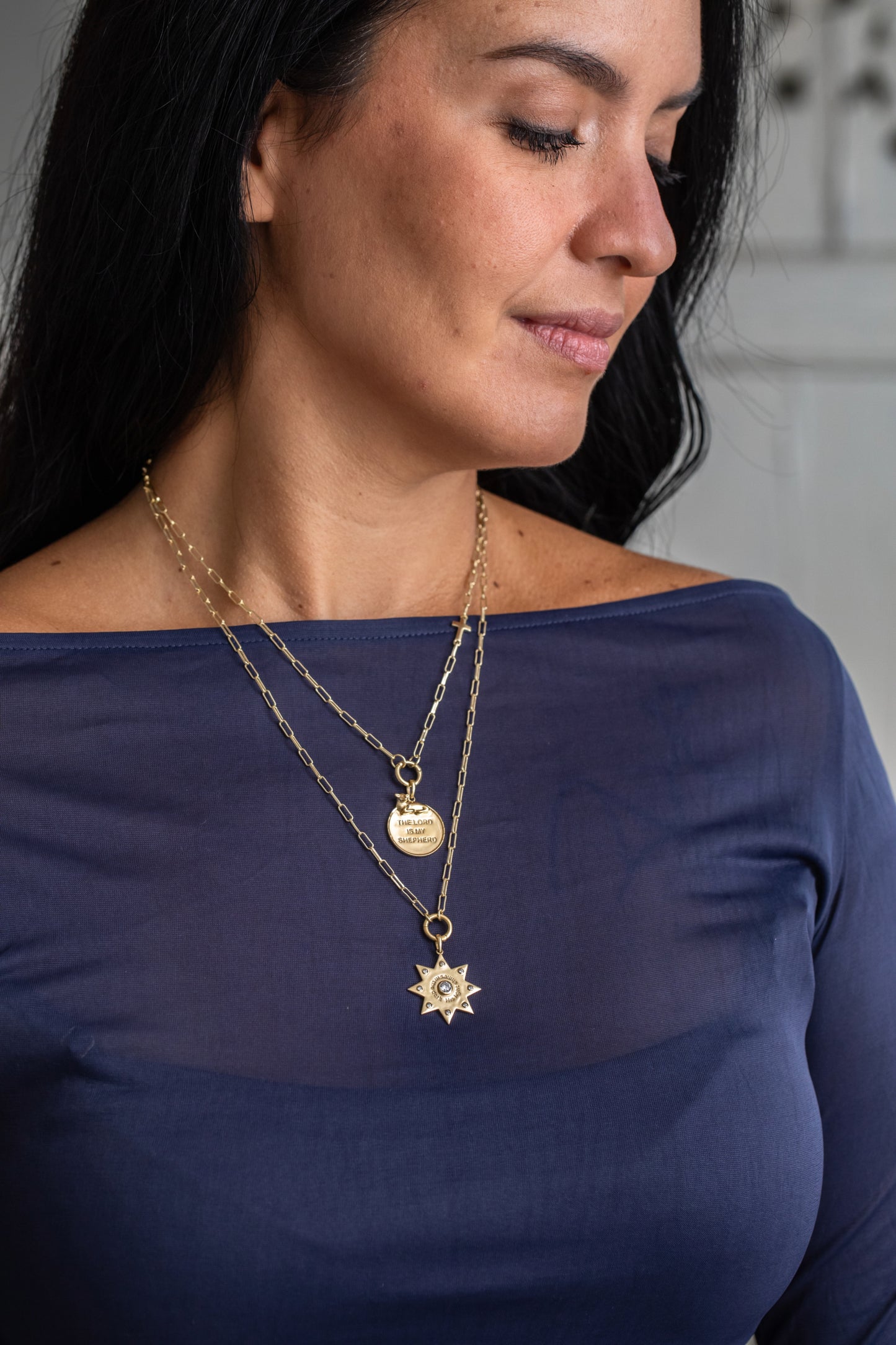 His Light Necklace Pendant Charm