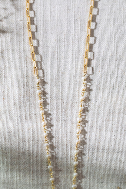 Saved Cross Necklace Gold